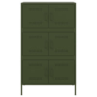 Credenza Verde Oliva 68x39x113 cm in Acciaio 842962