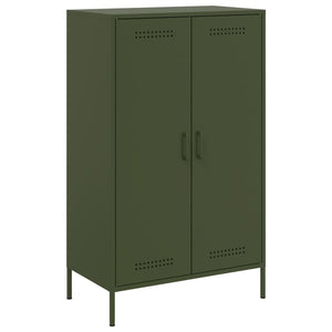 Credenza Verde Oliva 68x39x113 cm in Acciaio 842968