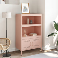 Credenza Rosa 68x39x113 cm in Acciaio 842971