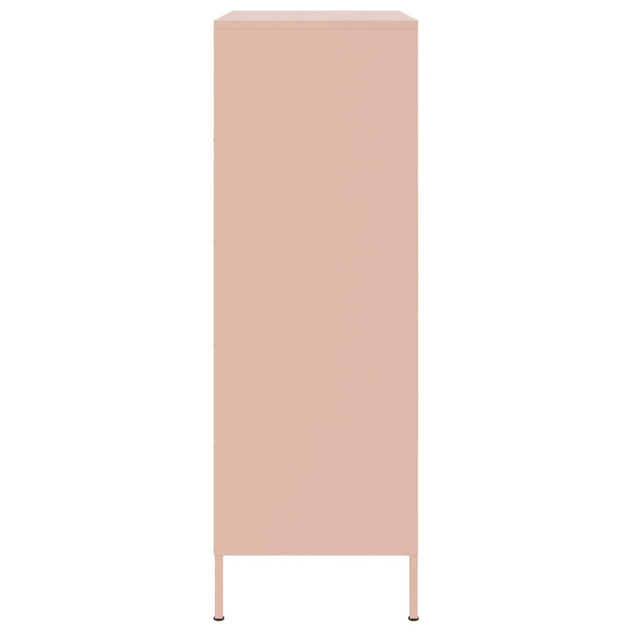 Credenza Rosa 68x39x113 cm in Acciaio 842971