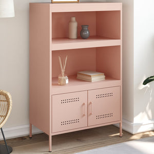 Credenza Rosa 68x39x113 cm in Acciaio 842971
