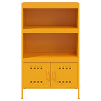 Credenza Giallo Senape 68x39x113 cm in Acciaio 842973