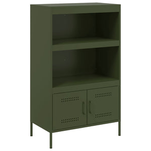 Credenza Verde Oliva 68x39x113 cm in Acciaio 842974