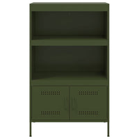 Credenza Verde Oliva 68x39x113 cm in Acciaio 842974