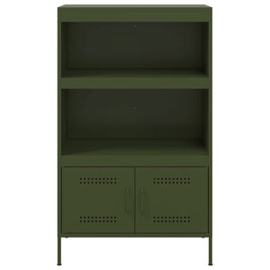 Credenza Verde Oliva 68x39x113 cm in Acciaio 842974