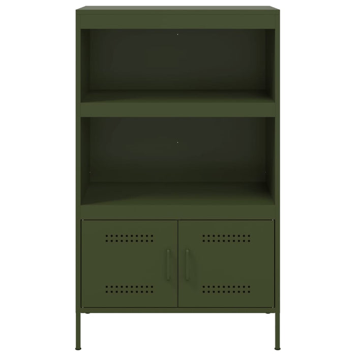 Credenza Verde Oliva 68x39x113 cm in Acciaio 842974