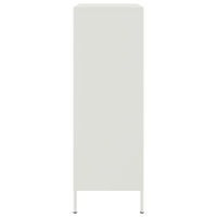 Credenza Bianca 68x39x113 cm in Acciaio 842975