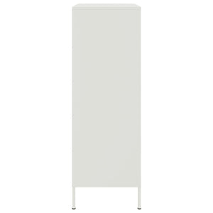Credenza Bianca 68x39x113 cm in Acciaio 842975