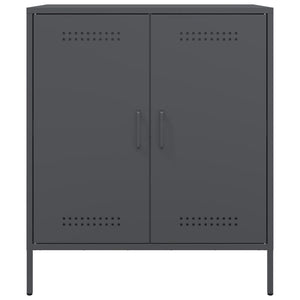 Credenza Antracite 68x39x79 cm in Acciaio 842978