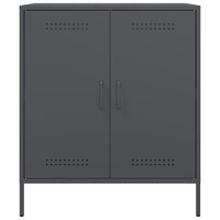 Credenza Antracite 68x39x79 cm in Acciaio