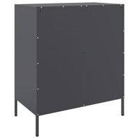 Credenza Antracite 68x39x79 cm in Acciaio 842978