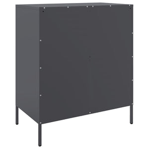 Credenza Antracite 68x39x79 cm in Acciaio 842978