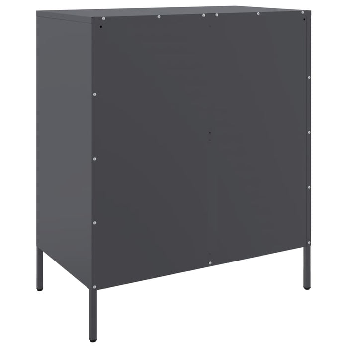 Credenza Antracite 68x39x79 cm in Acciaio 842978