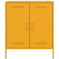 Credenza Giallo Senape 68x39x79 cm in Acciaio 842979