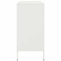 Credenza Bianca 68x39x79 cm in Acciaio 842981