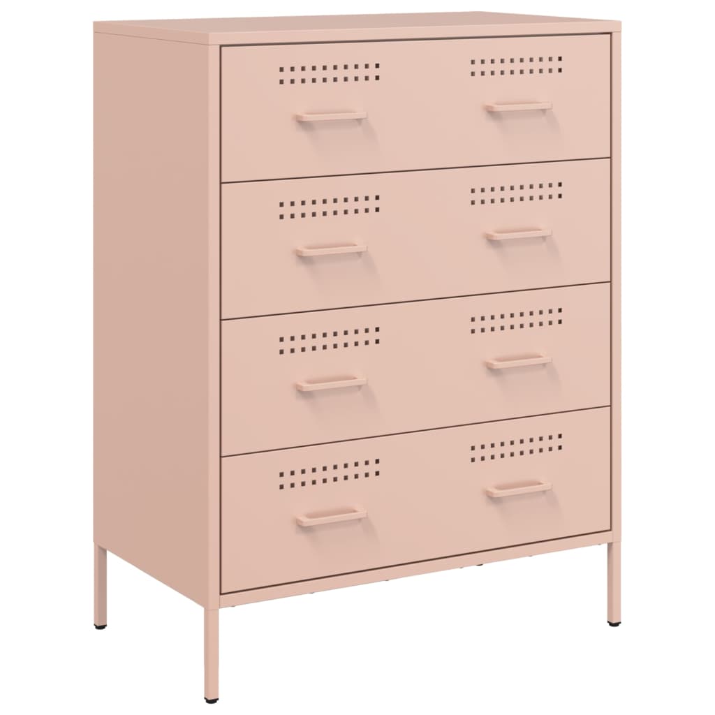 Credenza Rosa 68x39x89 cm in Acciaio 842983
