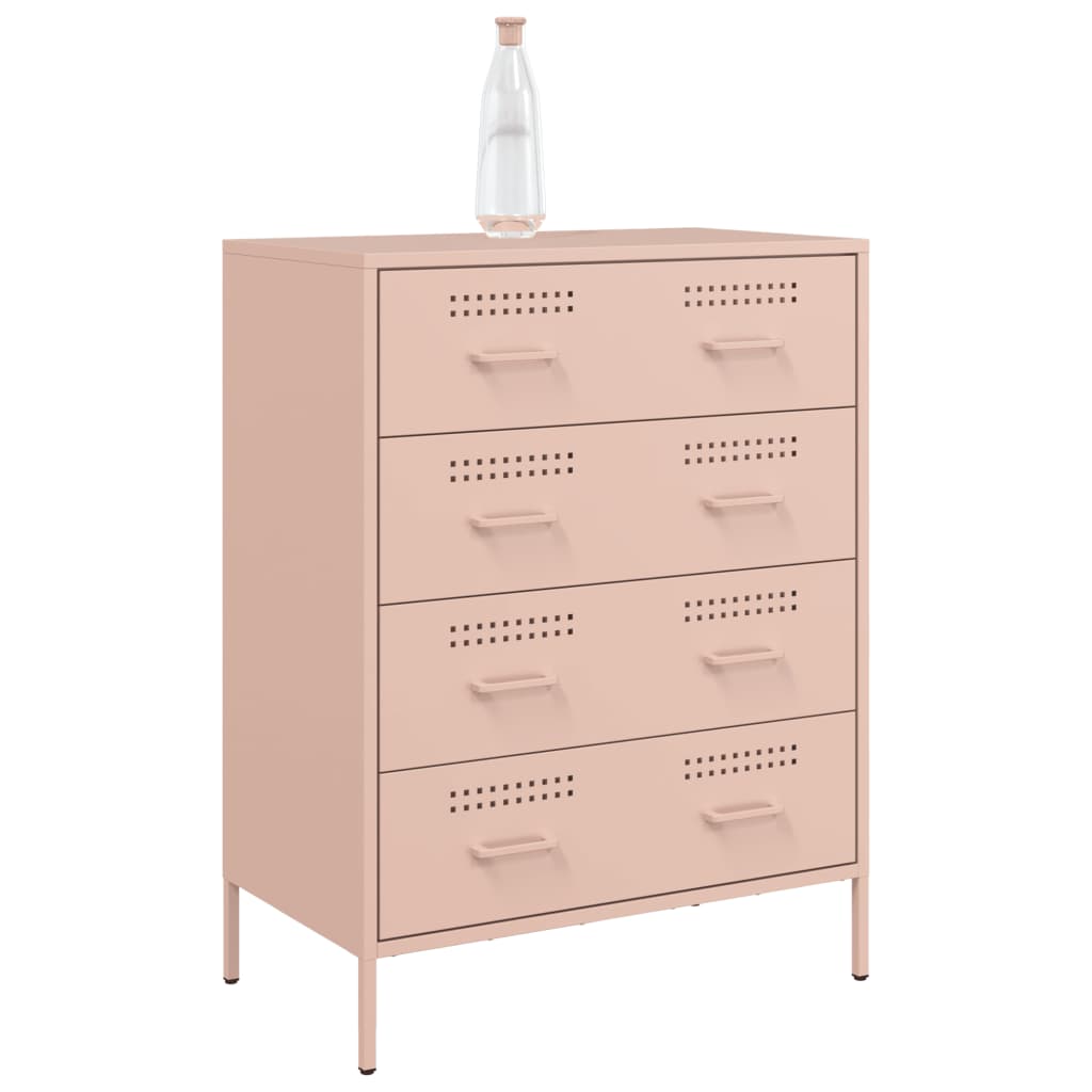 Credenza Rosa 68x39x89 cm in Acciaio 842983