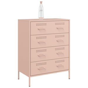 Credenza Rosa 68x39x89 cm in Acciaio 842983