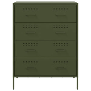 Credenza Verde Oliva 68x39x89 cm in Acciaio 842986