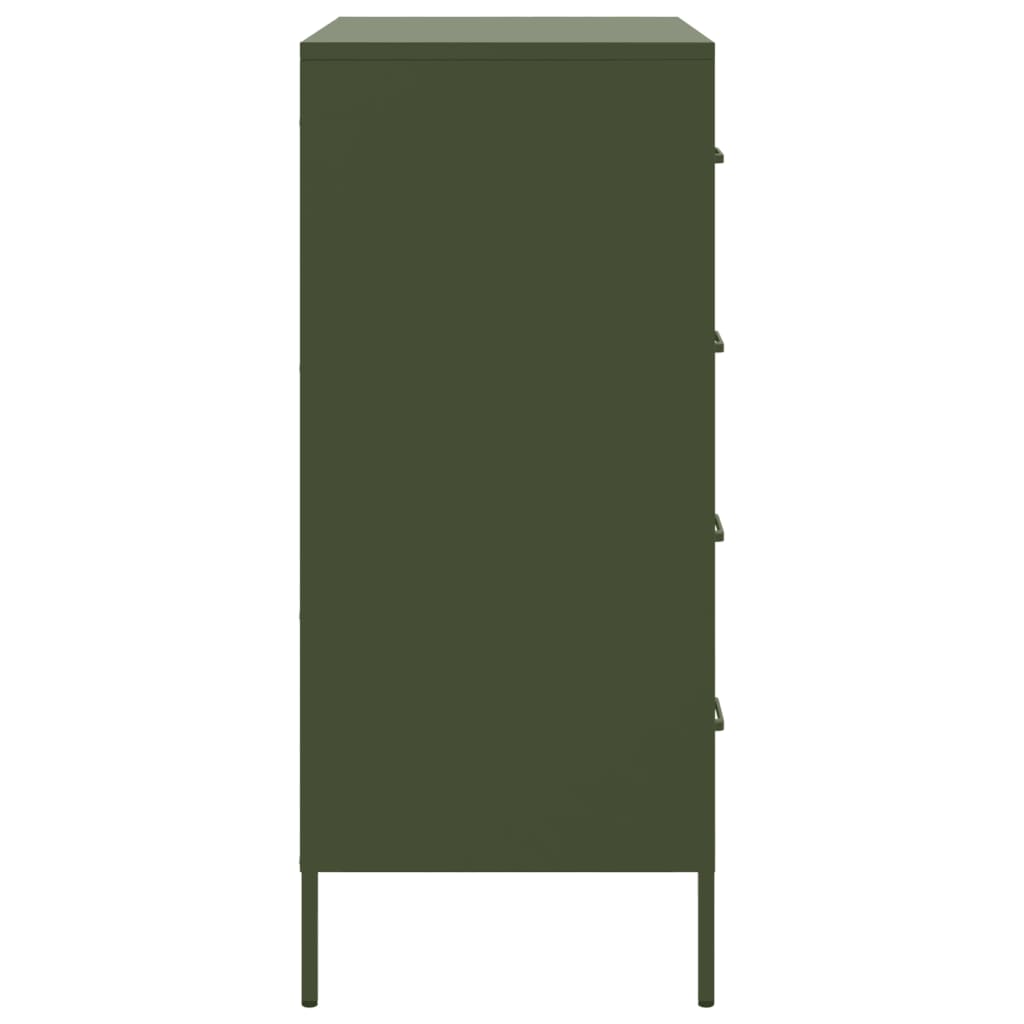 Credenza Verde Oliva 68x39x89 cm in Acciaio 842986