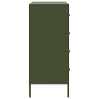 Credenza Verde Oliva 68x39x89 cm in Acciaio 842986