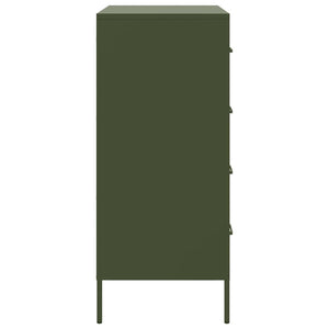 Credenza Verde Oliva 68x39x89 cm in Acciaio 842986