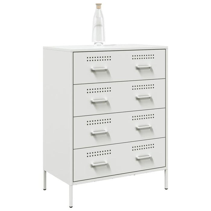 Credenza Bianca 68x39x89 cm in Acciaio 842987