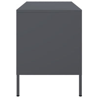 Mobile TV-Credenza TV-Console TV Antracite 68x39x50,5 cm in Acciaio 987210