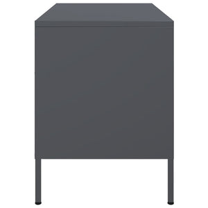 Mobile TV-Credenza TV-Console TV Antracite 68x39x50,5 cm in Acciaio 987210