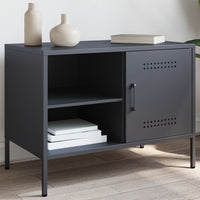 Mobile TV-Credenza TV-Console TV Antracite 68x39x50,5 cm in Acciaio 987210