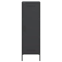 Credenza Nera 36x39x113 cm in Acciaio 843006