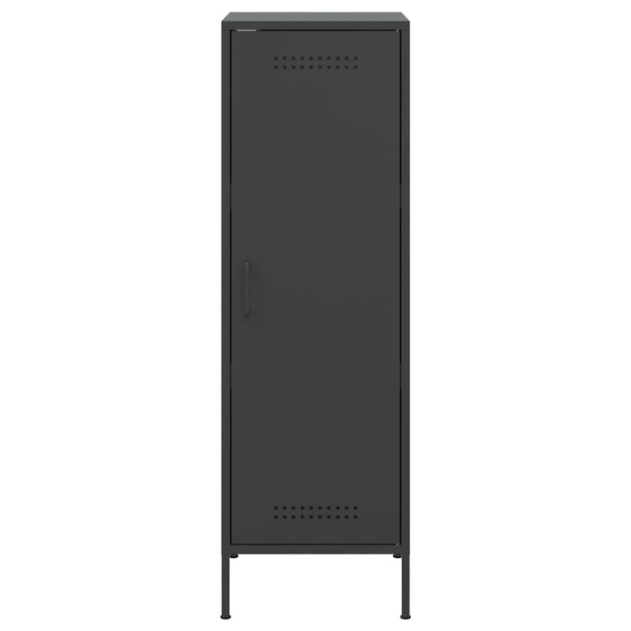 Credenza Nera 36x39x113 cm in Acciaio 843006