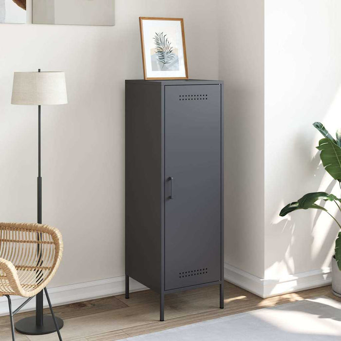 Credenza-Buffet-Armadio da cucina Antracite 36x39x113 cm in Acciaio