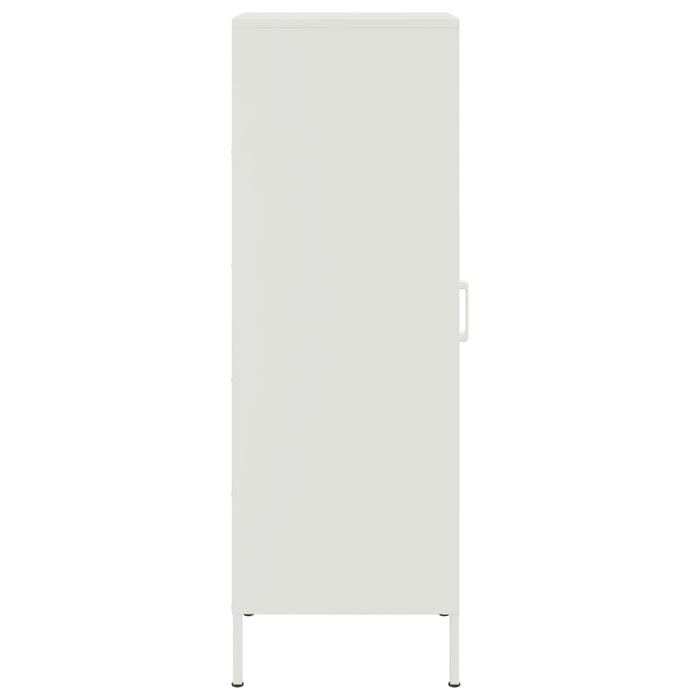 Credenza Bianca 36x39x113 cm in Acciaio 843011