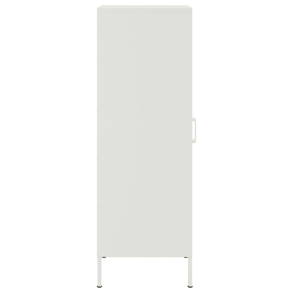 Credenza Bianca 36x39x113 cm in Acciaio 843011