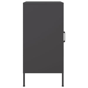 Credenza Nera 36x39x79 cm in Acciaio 843012