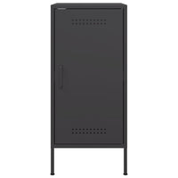 Credenze 2 pz Nere 36x39x79 cm in Acciaio 843013