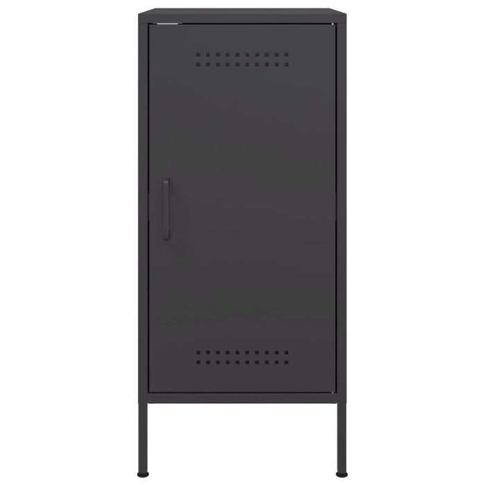 Credenze 2 pz Nere 36x39x79 cm in Acciaio 843013