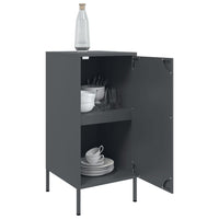 Credenza-Buffet-Armadio da cucina Antracite 36x39x79 cm in Acciaio