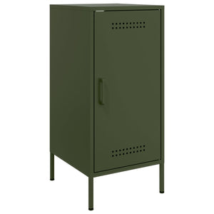 vidaXL Credenza Verde Oliva 36x39x79 cm in Acciaio