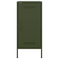 Credenze 2 pz Verde Oliva 36x39x79 cm Acciaio 843021