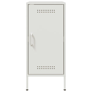 vidaXL Credenza Bianca 36x39x79 cm in Acciaio