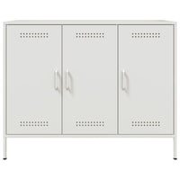 Credenza Bianca 100,5x39x79 cm in Acciaio 843029