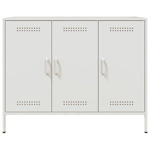 Credenza Bianca 100,5x39x79 cm in Acciaio 843029