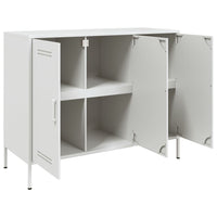 Credenza Bianca 100,5x39x79 cm in Acciaio 843029