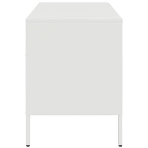 Mobile TV-Credenza TV-Console TV Bianco 68x39x50,5 cm in Acciaio 964459