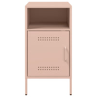 Comodini 2 pz Rosa 36x39x68 cm in Acciaio 843069