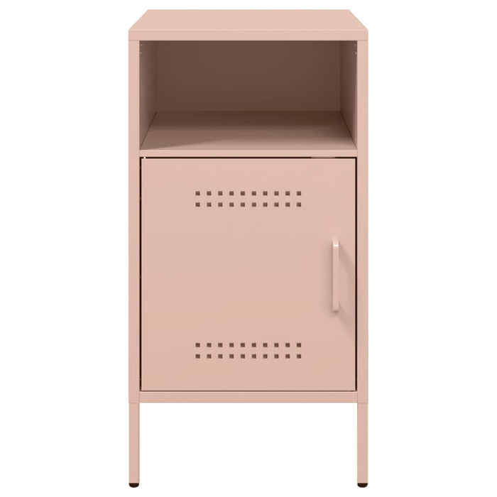 Comodini 2 pz Rosa 36x39x68 cm in Acciaio 843069