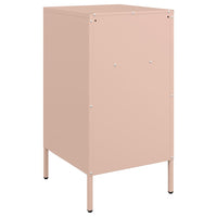 Comodini 2 pz Rosa 36x39x68 cm in Acciaio 843069