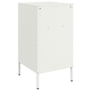 Comodini 2 pz Bianchi 36x39x68 cm in Acciaio 843077